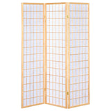 Carrie 3-Panel Room Divider Folding Shoji Screen Natural - Tampa Furniture Outlet
