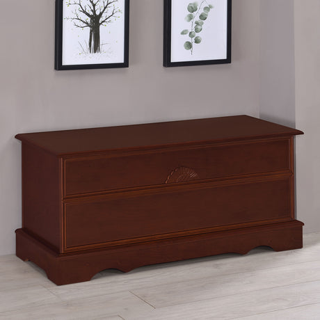 Paula Cedar Chest Warm Brown - Tampa Furniture Outlet