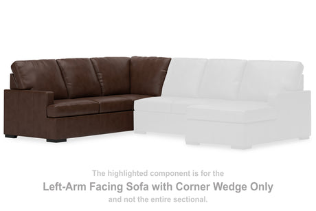 Tampa Furniture Outlet - Ashley Furniture - McDowlan Sectional - LAF Sofa w/Corner Wedge / Coffee - PC4850448
