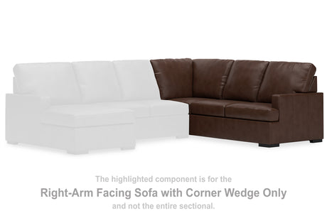 Tampa Furniture Outlet - Ashley Furniture - McDowlan Sectional - RAF Sofa w/Corner Wedge / Coffee - PC4850449