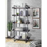 Preston - Bookshelf - Gray - Tampa Furniture Outlet
