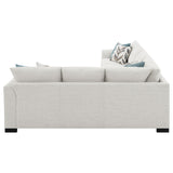 Ashford Chenille Upholstered Sleeper Sectional Sofa Greige - Tampa Furniture Outlet