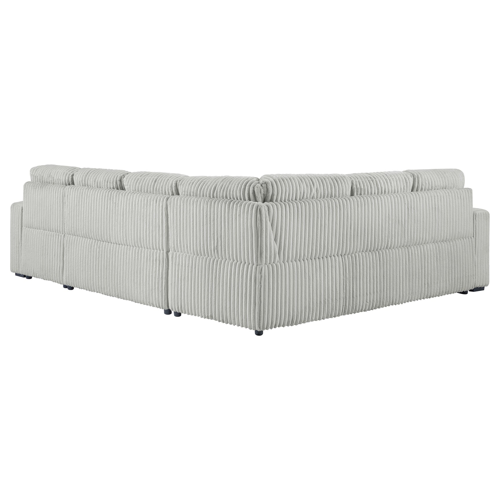 Devonshire Sleeper Sectional Sofa Storage Chaise Grey - Tampa Furniture Outlet