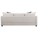 Mcloughlin Upholstered Sloped Arm Sectional Sofa Platinum - Tampa Furniture Outlet