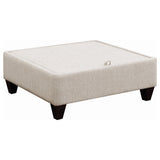 Mcloughlin Upholstered Sloped Arm Sectional Sofa Platinum - Tampa Furniture Outlet