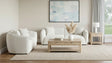 Tampa Furniture Outlet - Coaster - Aleisha 2-piece Fabroc Upholstered Sofa Set Sand - 503064-S2