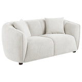 Aleisha 2-piece Fabroc Upholstered Sofa Set Sand