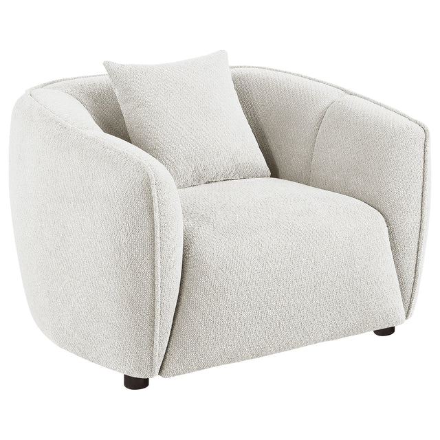 Tampa Furniture Outlet - Coaster - Aleisha Fabric Upholstered Accent Chair Sand - 503066