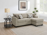 Storey Upholstered Sleeper Sectional Chaise Sofa Camel - Tampa Furniture Outlet