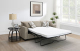 Storey Upholstered Sleeper Sectional Chaise Sofa Camel - Tampa Furniture Outlet