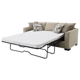 Storey Upholstered Sleeper Sectional Chaise Sofa Camel - Tampa Furniture Outlet