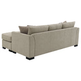 Storey Upholstered Sleeper Sectional Chaise Sofa Camel - Tampa Furniture Outlet