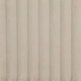 Ellorie Upholstered Channel Back Curved Loveseat Beige - Tampa Furniture Outlet