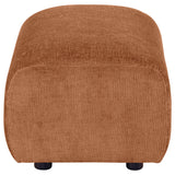 Burnett 4-piece Chenille Upholstered Sofa Set Burnt Orange