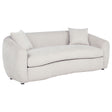 Tampa Furniture Outlet - Coaster - Isabella Fabric Upholstered Sofa Sand - 504971
