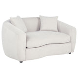 Tampa Furniture Outlet - Coaster - Isabella Fabric Upholstered Loveseat Sand - 504972