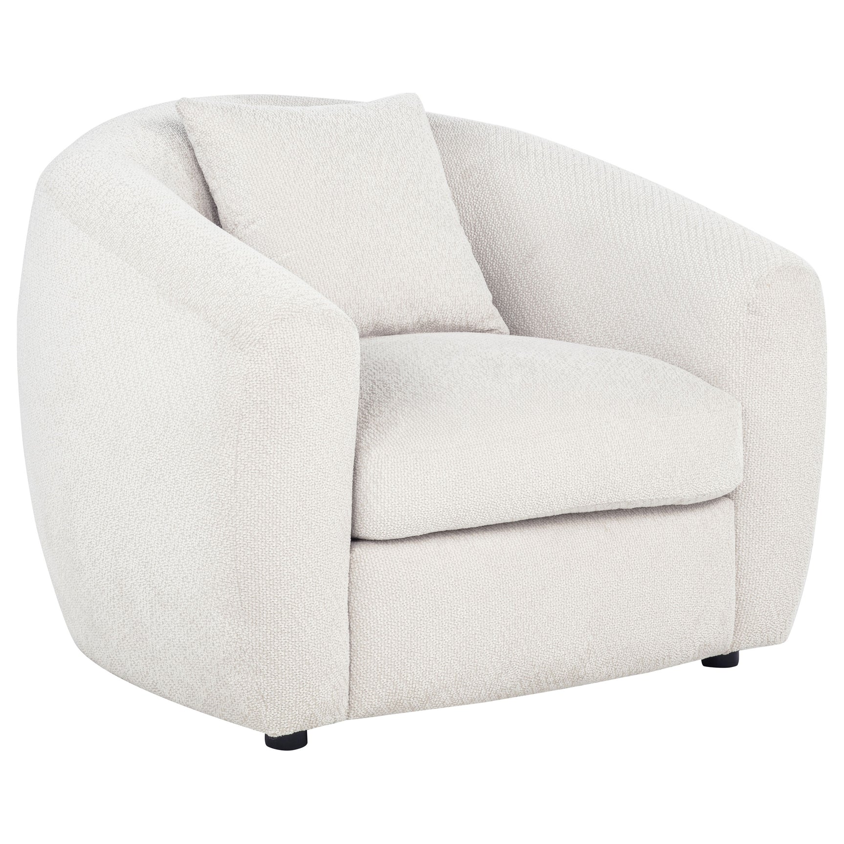 Tampa Furniture Outlet - Coaster - Isabella Fabric Upholstered Accent Chair Sand - 504973