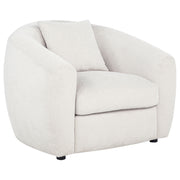 Tampa Furniture Outlet - Coaster - Isabella Fabric Upholstered Accent Chair Sand - 504973