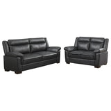 Arabella 2-piece Upholstered Padded Arm Sofa Set Grey - Tampa Furniture Outlet