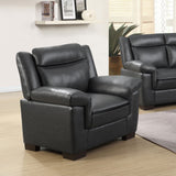Arabella Upholstered Padded Arm Accent Chair Grey - Tampa Furniture Outlet