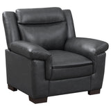 Tampa Furniture Outlet - Coaster - Arabella Upholstered Padded Arm Accent Chair Grey - 506593