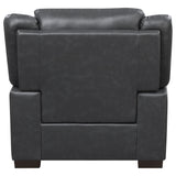 Arabella Upholstered Padded Arm Accent Chair Grey - Tampa Furniture Outlet