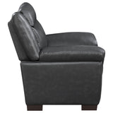 Arabella Upholstered Padded Arm Accent Chair Grey - Tampa Furniture Outlet