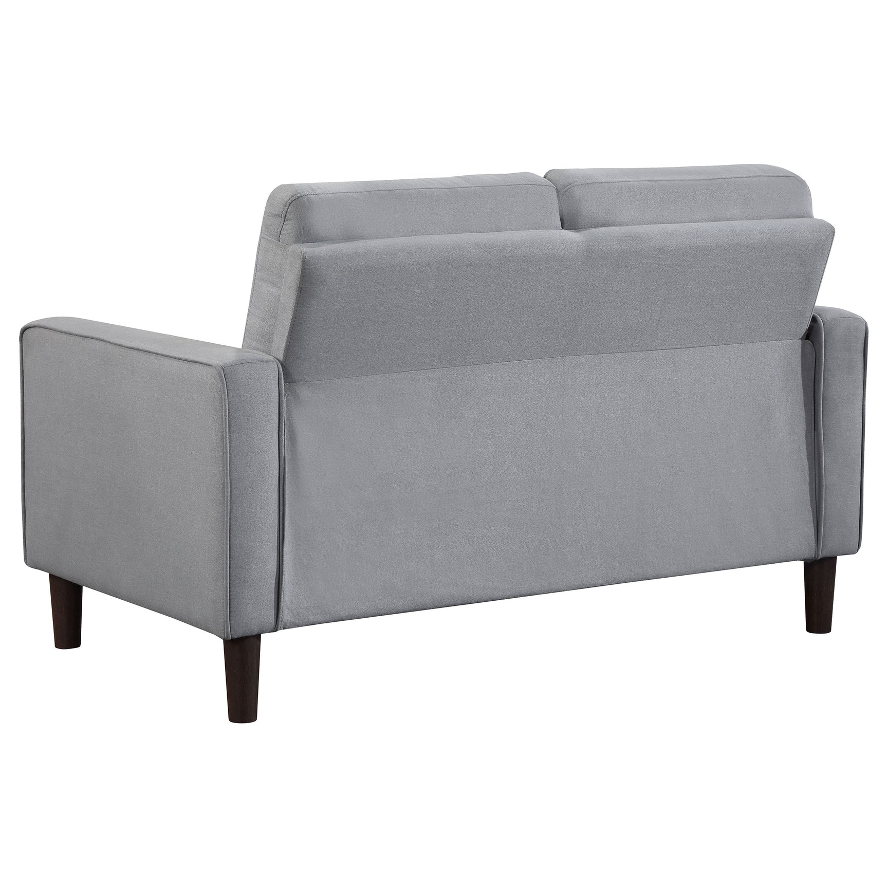 Bowen 2-piece Upholstered Track Arm Tufted Sofa Set Grey - Tampa Furniture Outlet
