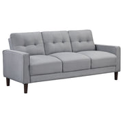 Tampa Furniture Outlet - Coaster - Bowen Upholstered Track Arm Tufted Sofa Grey - 506781