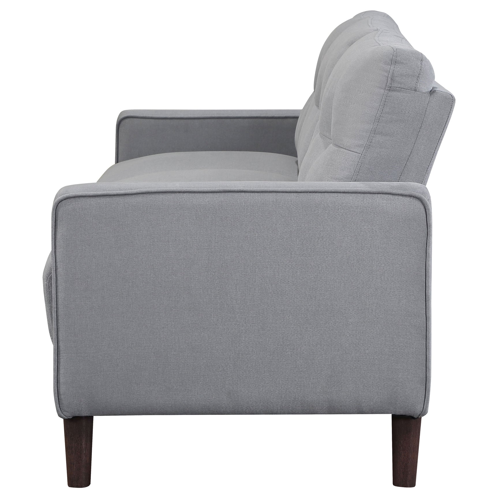 Bowen Upholstered Track Arm Tufted Sofa Grey - Tampa Furniture Outlet
