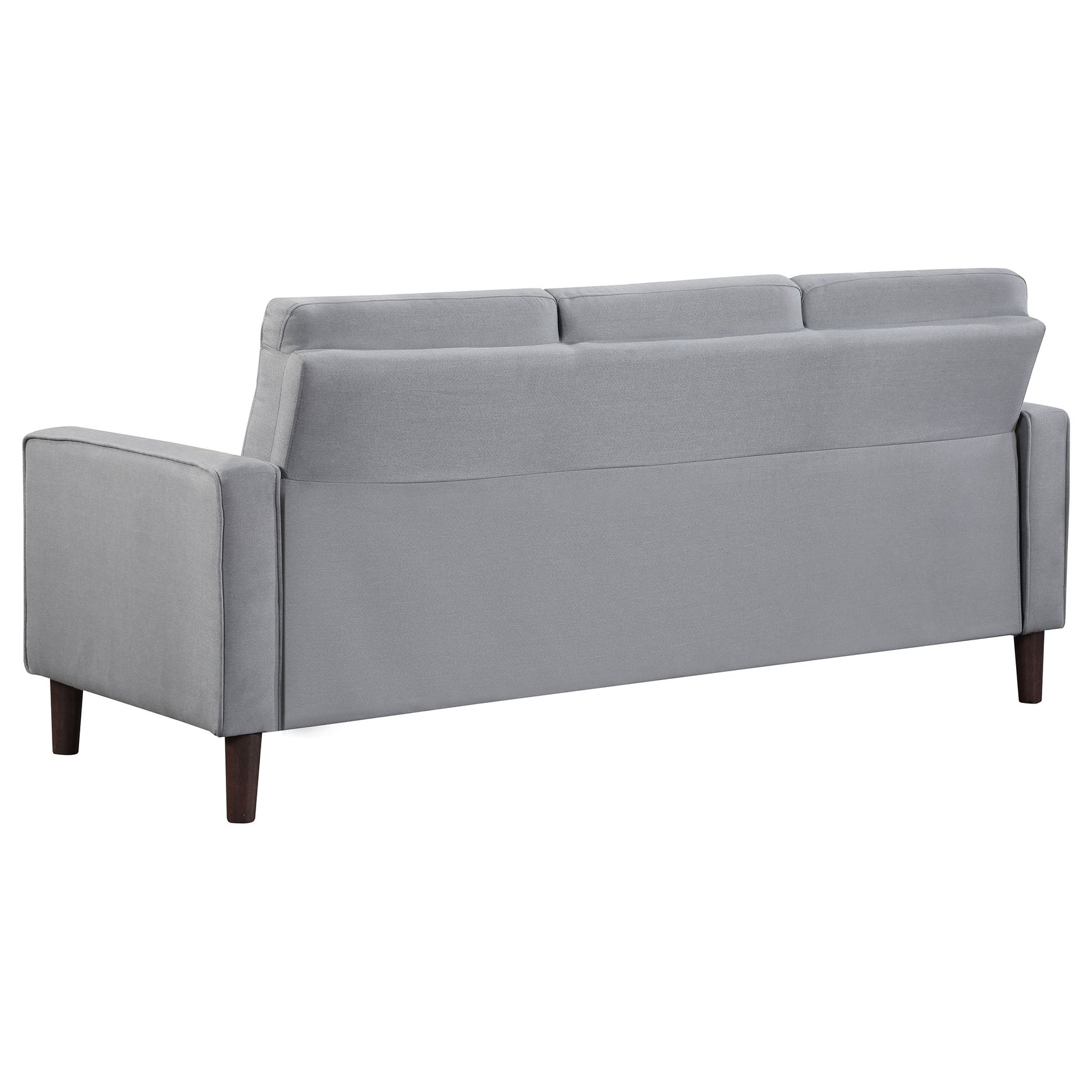 Bowen Upholstered Track Arm Tufted Sofa Grey - Tampa Furniture Outlet
