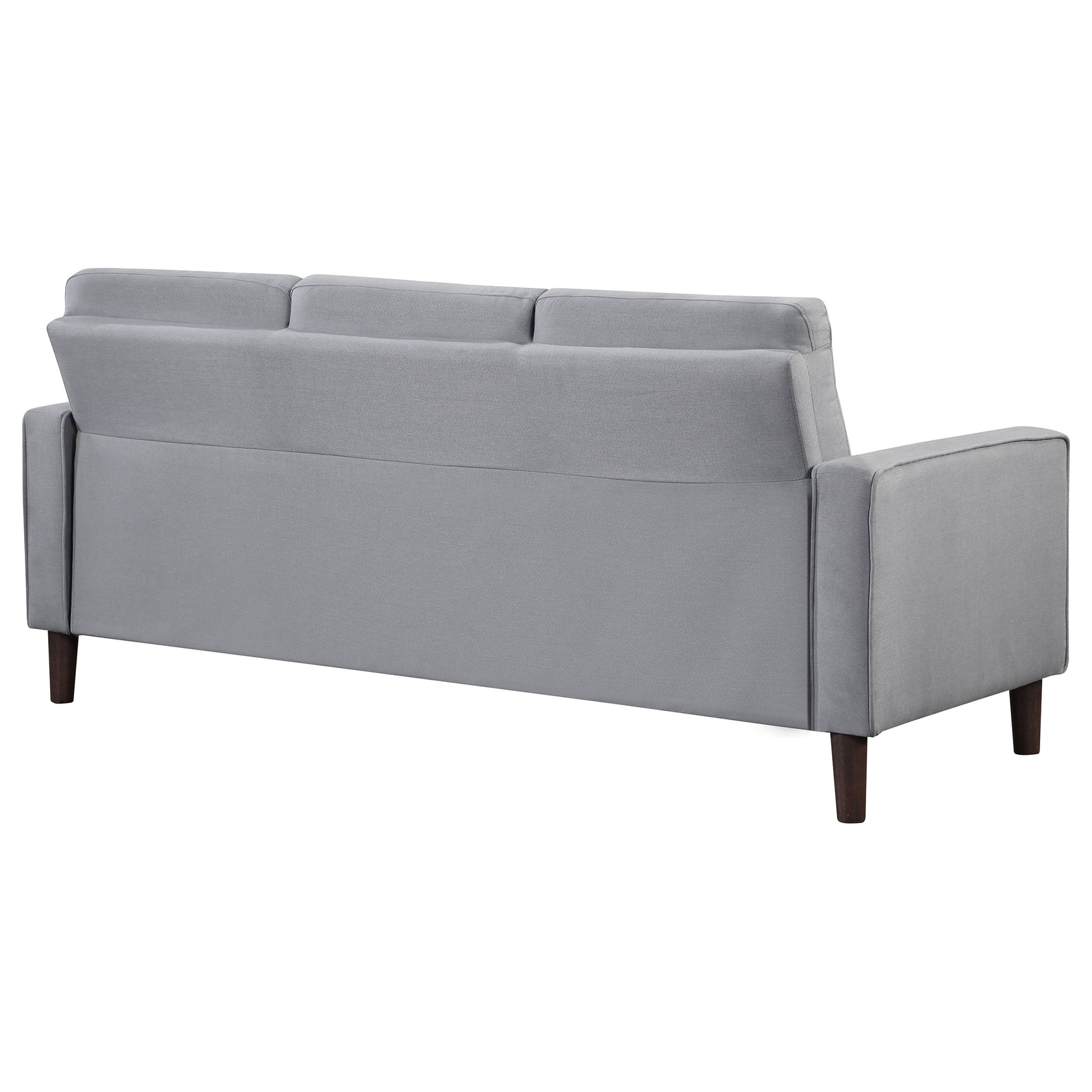 Bowen Upholstered Track Arm Tufted Sofa Grey - Tampa Furniture Outlet