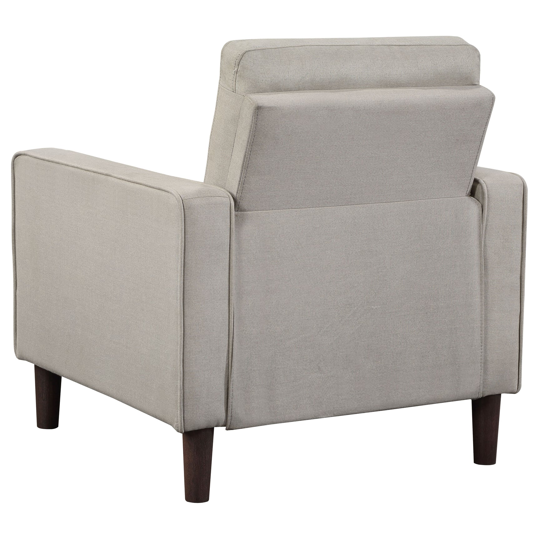 Bowen Upholstered Track Arm Tufted Accent Chair Beige - Tampa Furniture Outlet