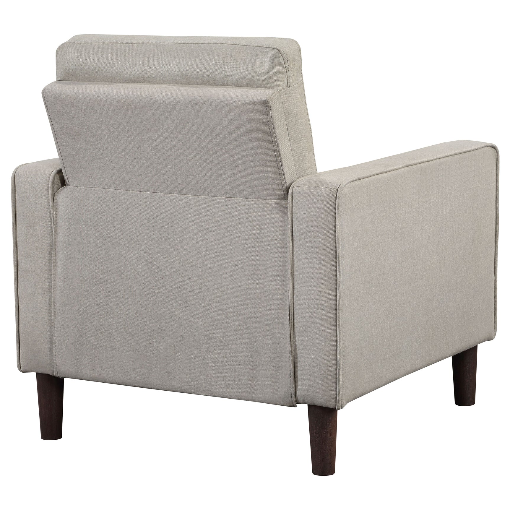 Bowen Upholstered Track Arm Tufted Accent Chair Beige - Tampa Furniture Outlet