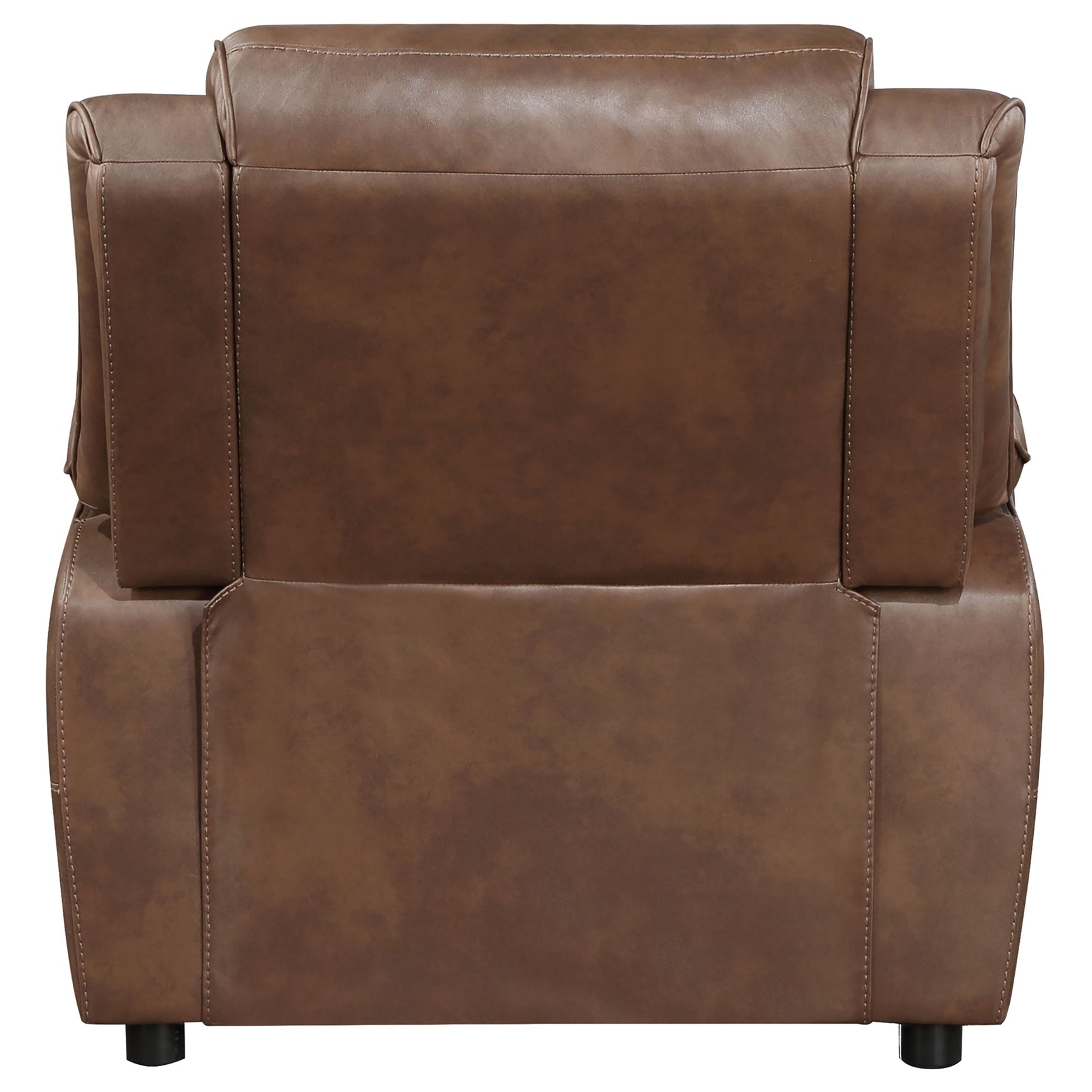 Ellington Upholstered Padded Arm Accent Chair Dark Brown - Tampa Furniture Outlet
