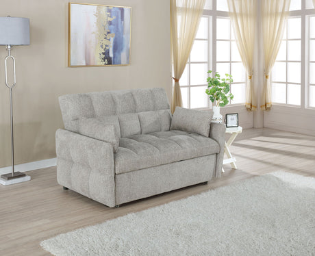Cotswold Upholstered Convertible Sleeper Sofa Bed Light Grey - Tampa Furniture Outlet