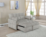 Cotswold Upholstered Convertible Sleeper Sofa Bed Light Grey - Tampa Furniture Outlet