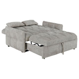 Cotswold Upholstered Convertible Sleeper Sofa Bed Light Grey - Tampa Furniture Outlet