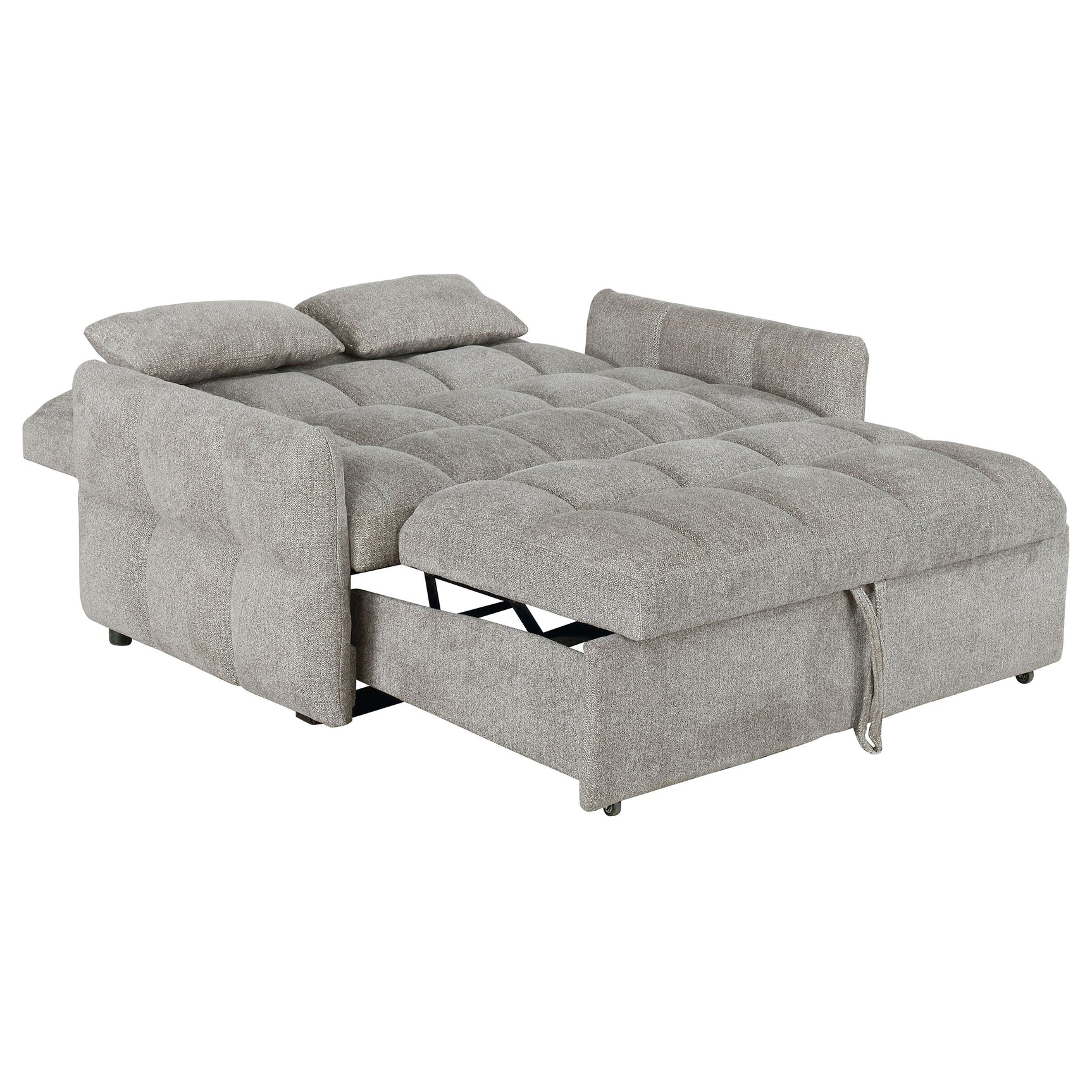 Cotswold Upholstered Convertible Sleeper Sofa Bed Light Grey - Tampa Furniture Outlet