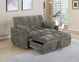 Cotswold Upholstered Convertible Sleeper Sofa Bed Dark Grey - Tampa Furniture Outlet