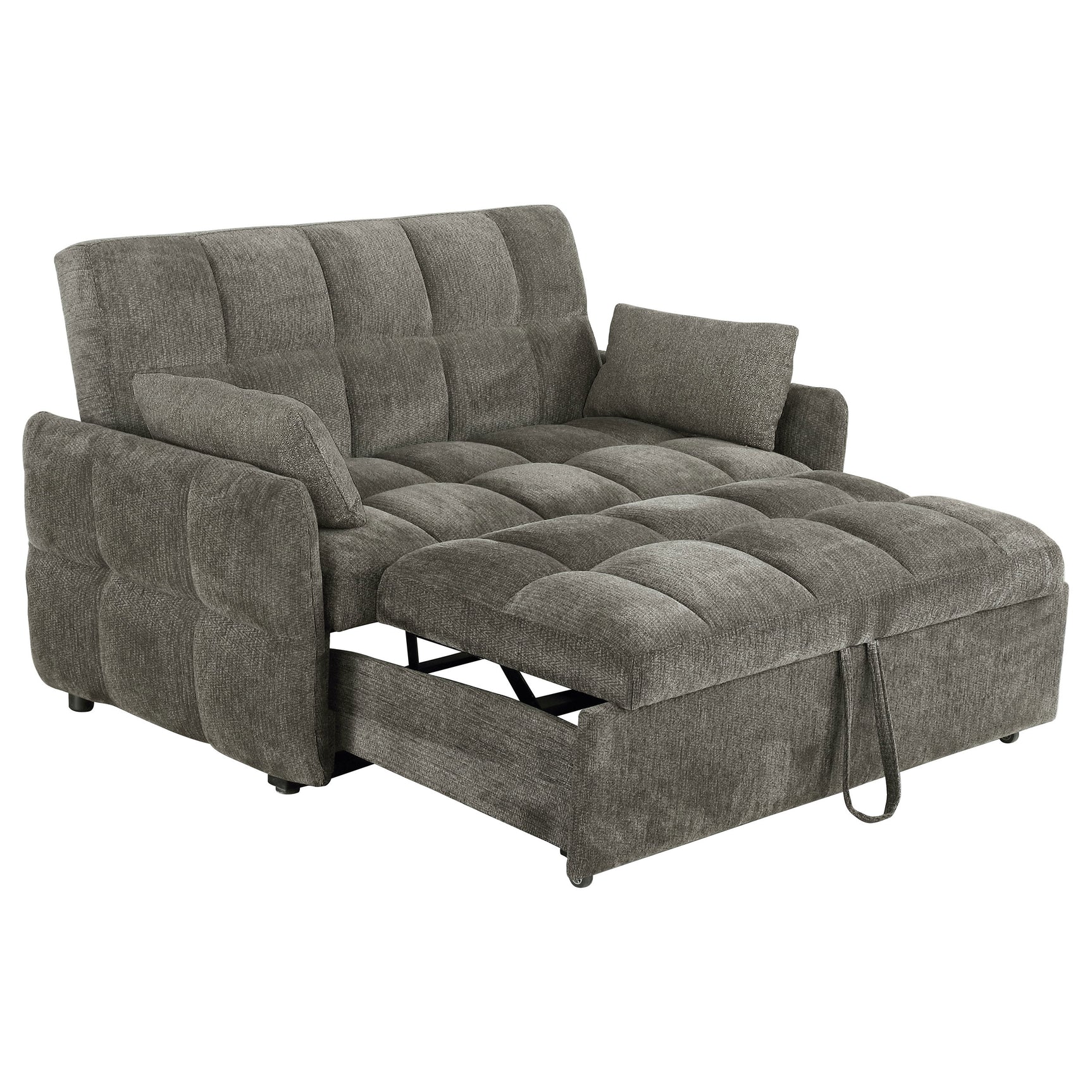 Cotswold Upholstered Convertible Sleeper Sofa Bed Dark Grey - Tampa Furniture Outlet