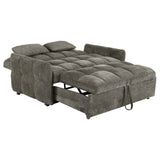 Cotswold Upholstered Convertible Sleeper Sofa Bed Dark Grey - Tampa Furniture Outlet