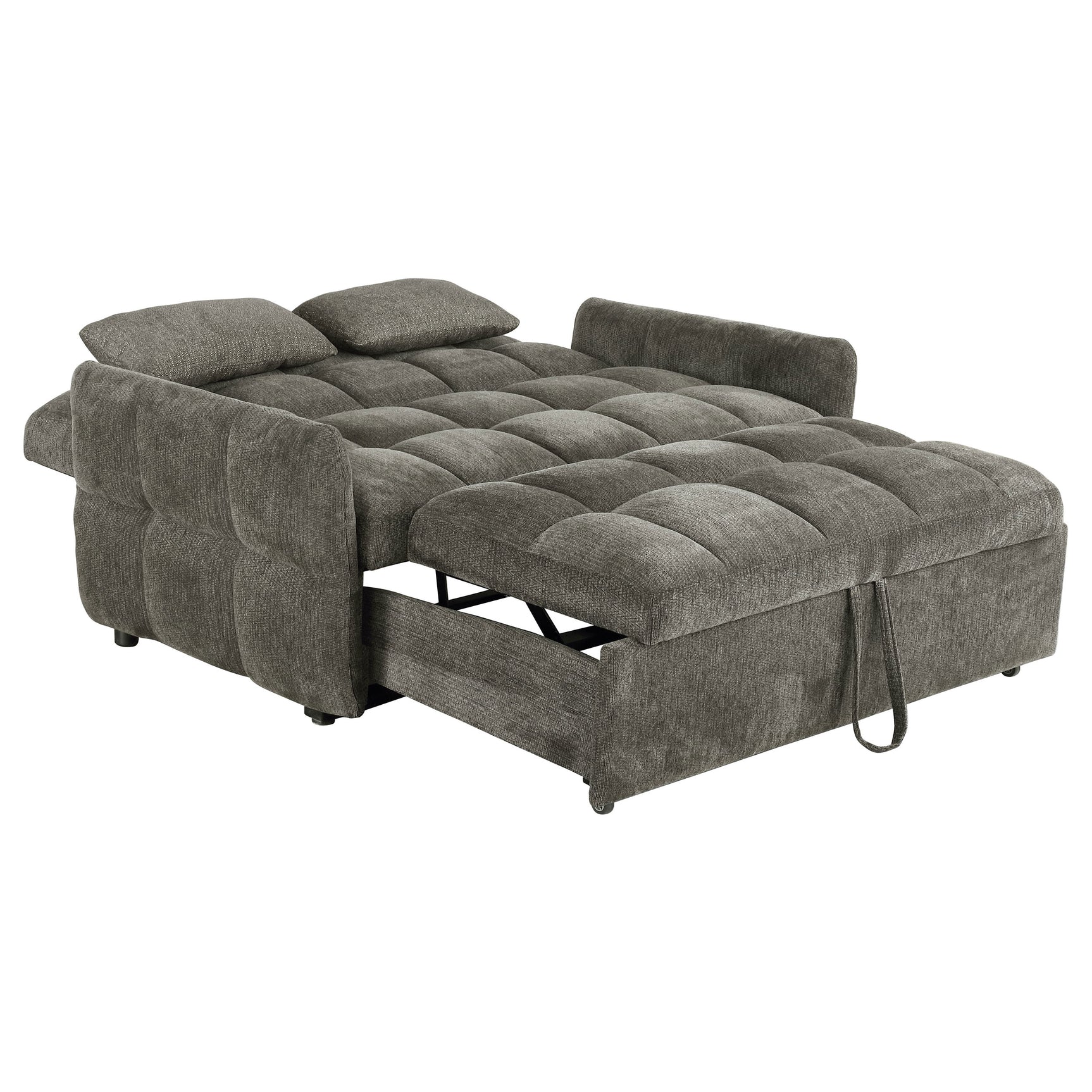 Cotswold Upholstered Convertible Sleeper Sofa Bed Dark Grey - Tampa Furniture Outlet
