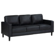Tampa Furniture Outlet - Coaster - Ruth Upholstered Track Arm Sofa Black - 508361