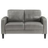 Ruth 3-piece Upholstered Track Arm Sofa Set Grey - Tampa Furniture Outlet