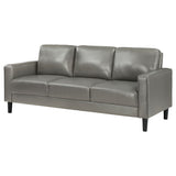 Ruth Upholstered Track Arm Sofa Grey - Tampa Furniture Outlet