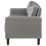 Ruth Upholstered Track Arm Sofa Grey - Tampa Furniture Outlet