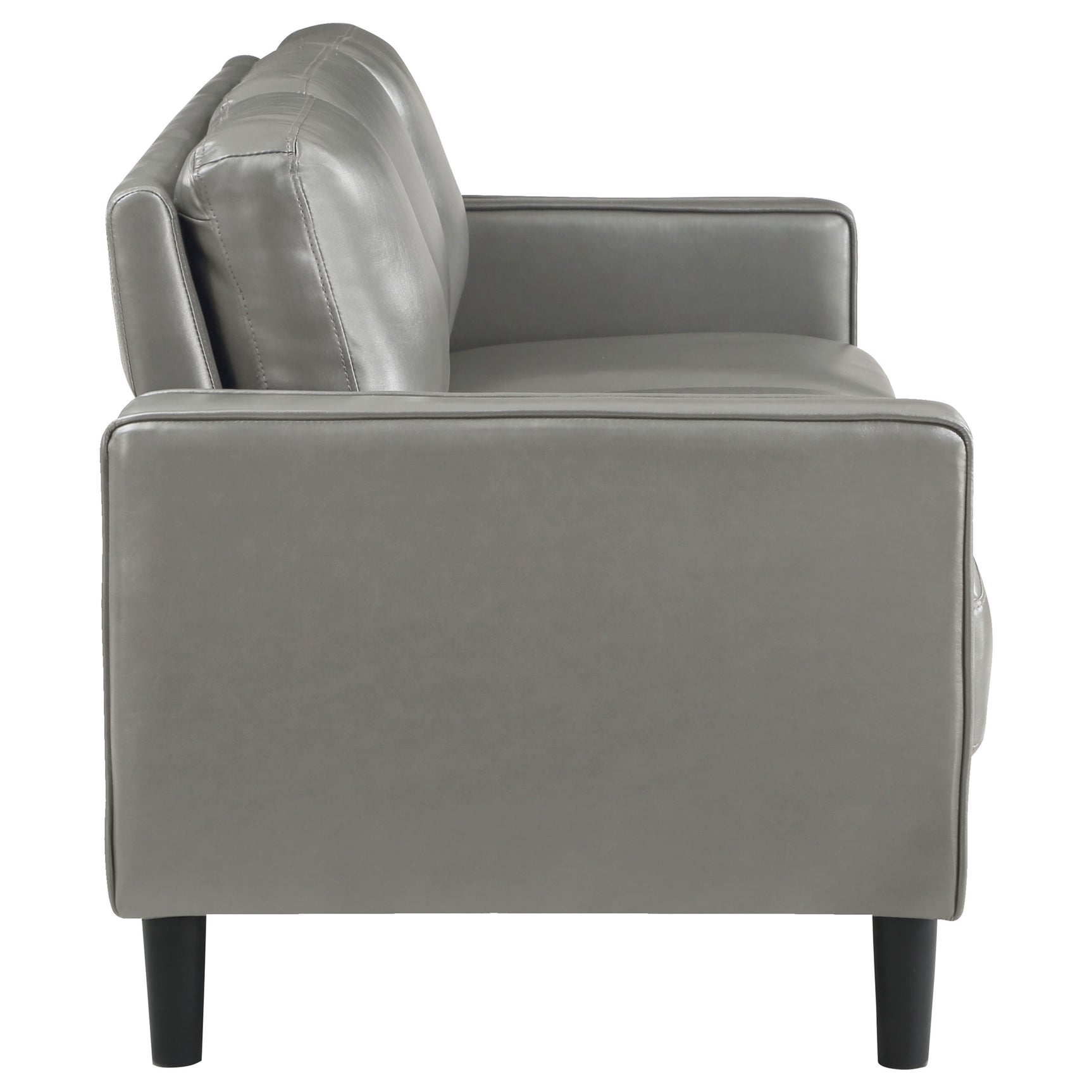 Ruth Upholstered Track Arm Sofa Grey - Tampa Furniture Outlet