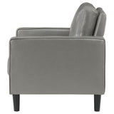 Ruth Upholstered Track Arm Accent Chair Grey - Tampa Furniture Outlet