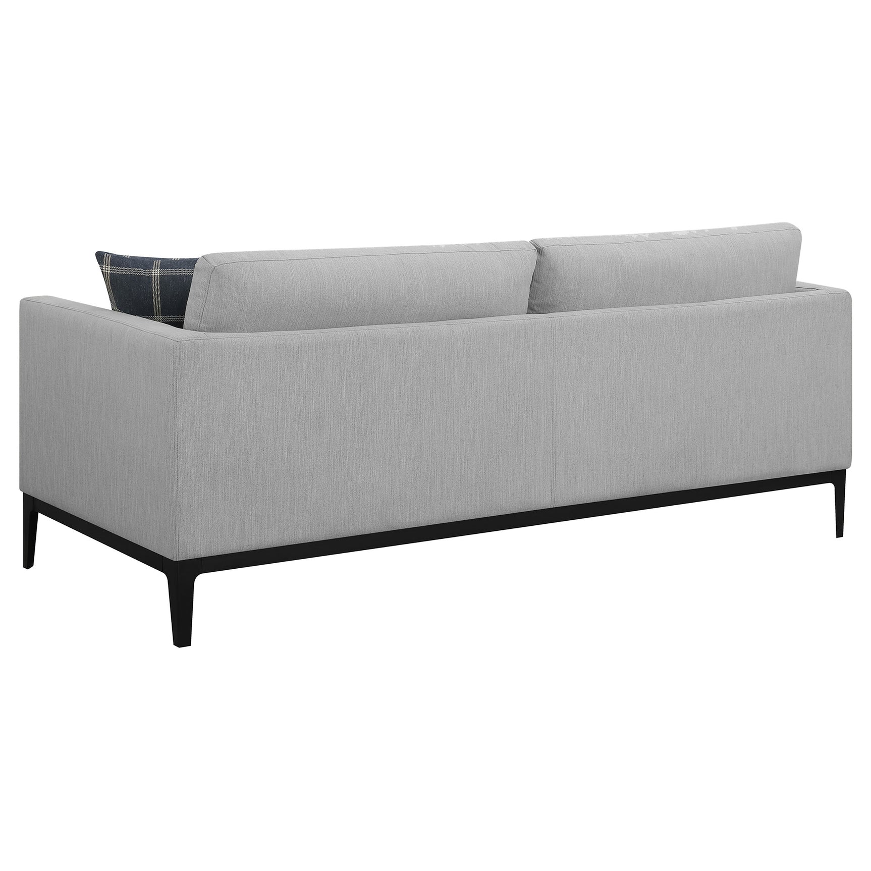 Apperson 2-piece Upholstered Track Arm Sofa Set Light Grey - Tampa Furniture Outlet